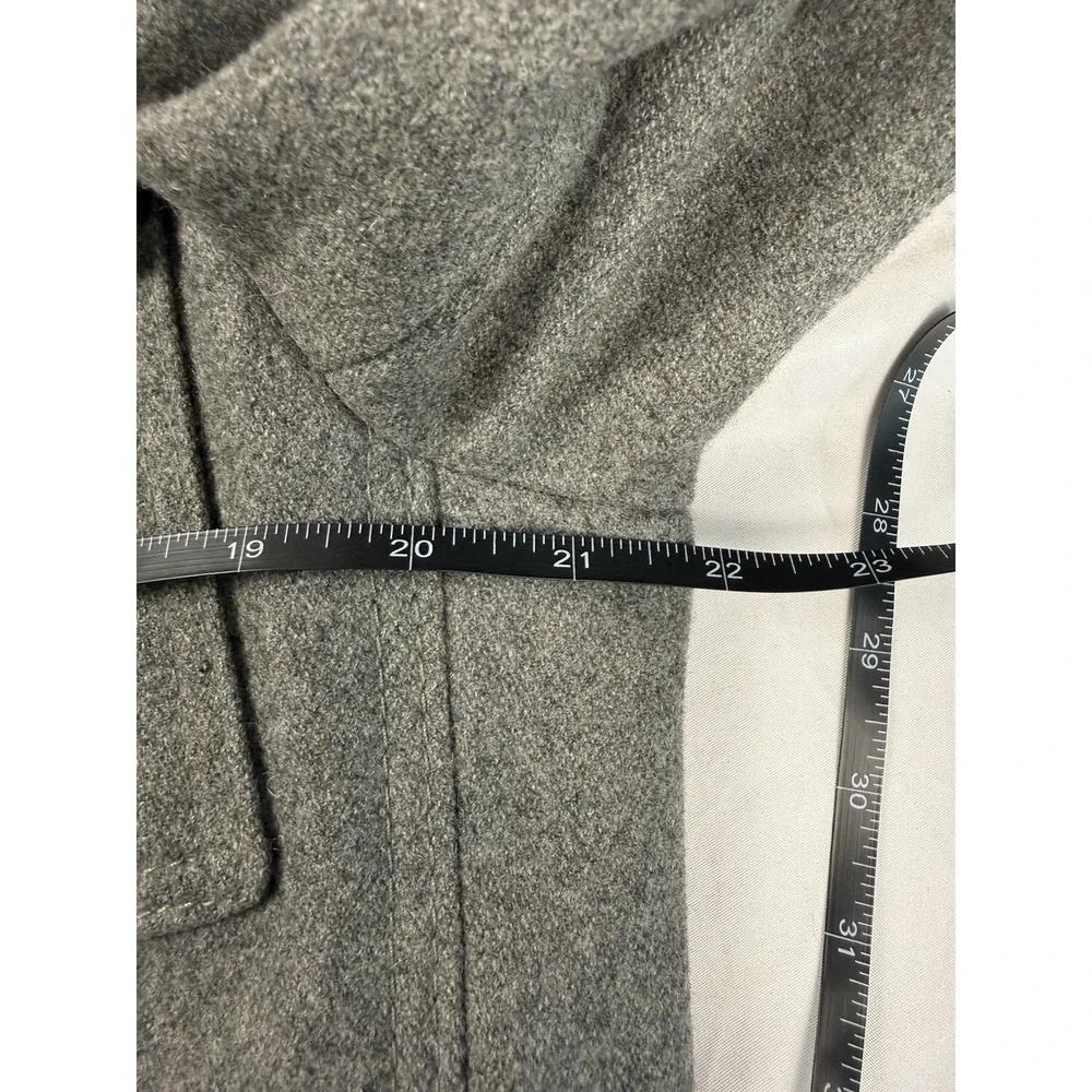 Michael Michael Kors‎ Women's Gray Wool Blend Military Coat Jacket Size S